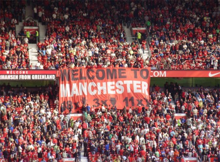 Lo mejor el United fueron sus hinchas.